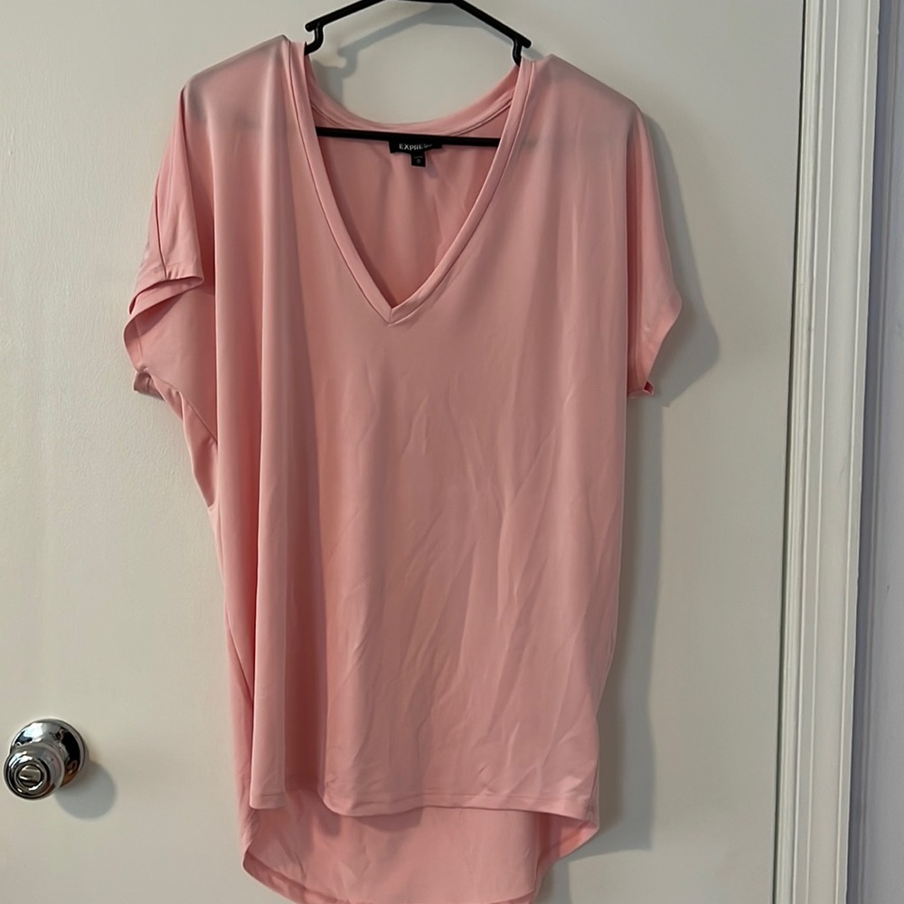Express Pink Dolman Tunic (M)